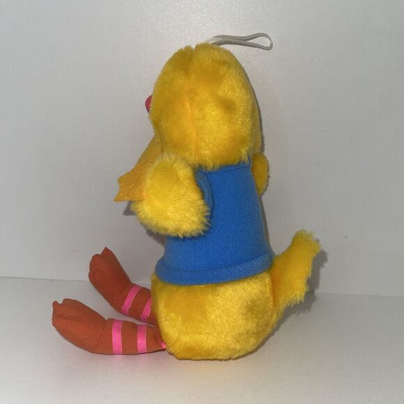 9" VINTAGE HASBRO SOFTIES SESAME STREET BIG BIRD STUFFED ANIMAL PLUSH TOY DOLL - Picture 6 of 9